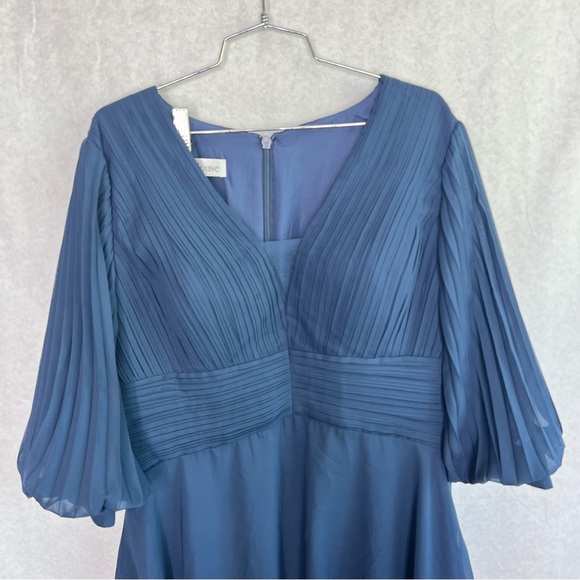 JJs House | Dresses | Jjs House Aline Vneck Tea Length Chiffon Mother ...